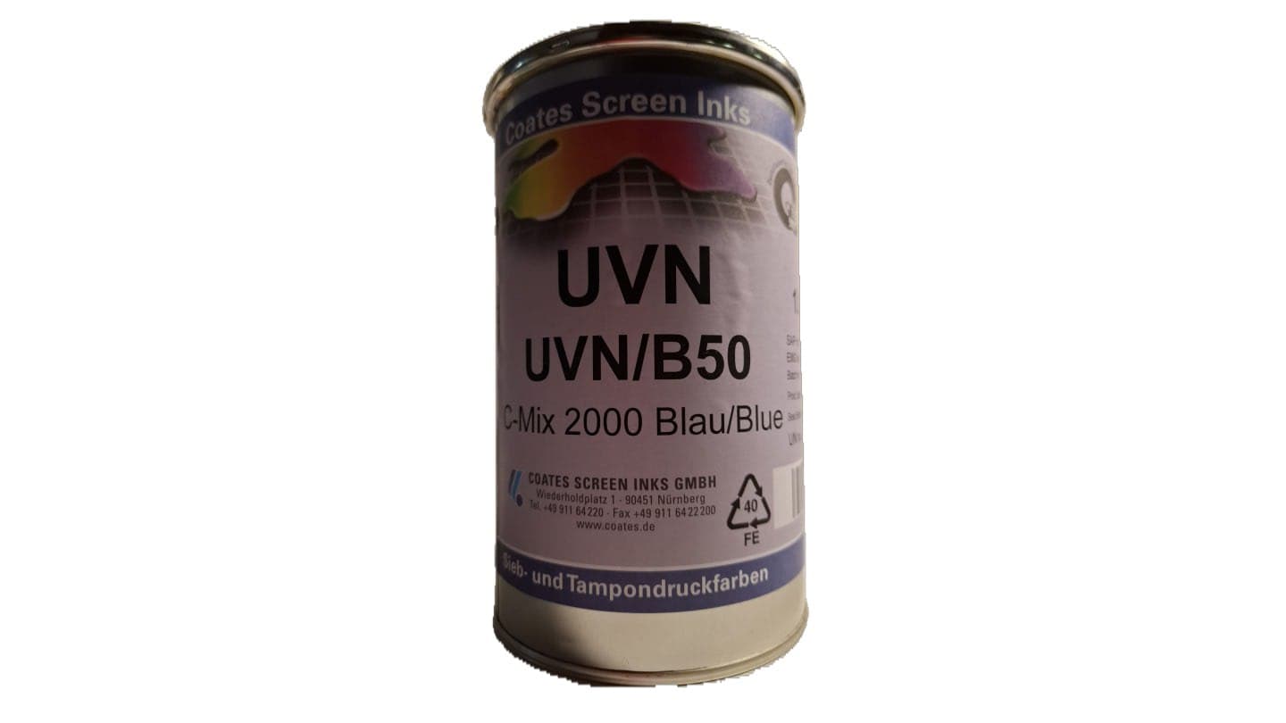 Tintas de serigrafía de curado UV UVN