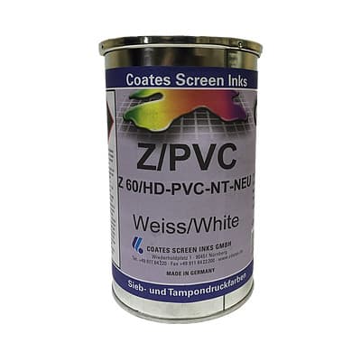 Tintas para serigrafía de DOS componentes z/pvc