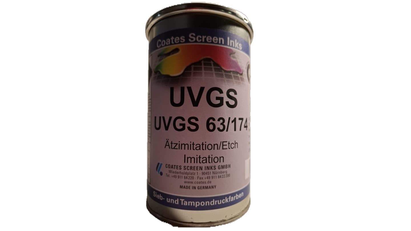 Tintas serigraficas de endurecimiento ultravioleta UVGS