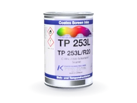 Lata de 1 l de tinta Coates TP 253L/R20 en 3D